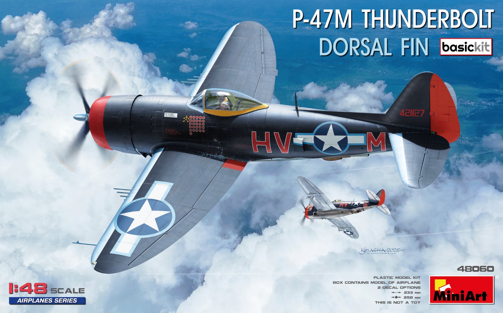 【予約する】　1/48　P-47M サンダーボルト ドーサルフィン ベーシックキット