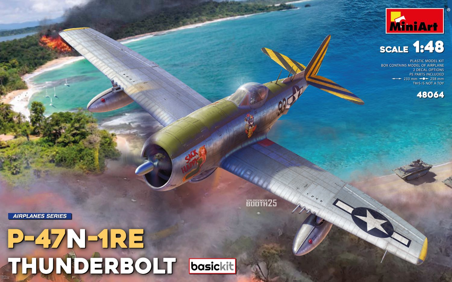 【予約する】　1/48　P-47N-1RE サンダーボルト (ベーシックキット)