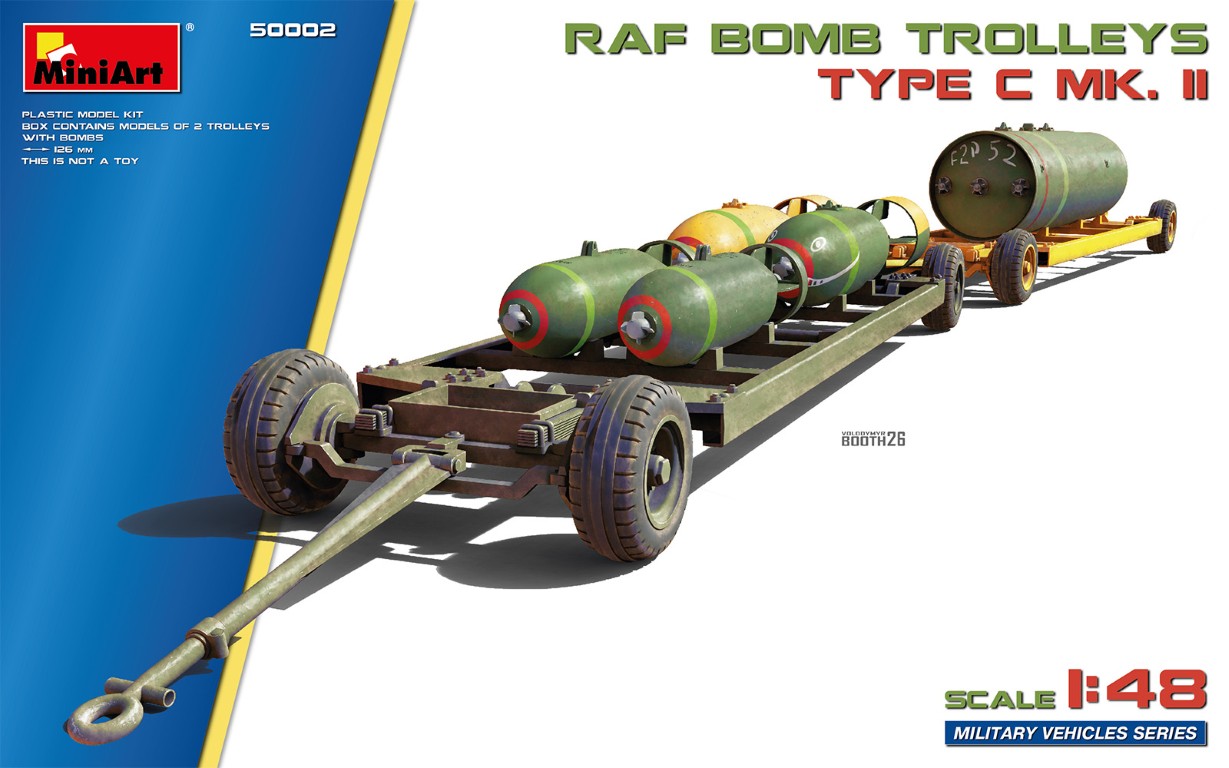 【予約する】　1/48　RAF 爆弾運搬台 タイプC Mk.II