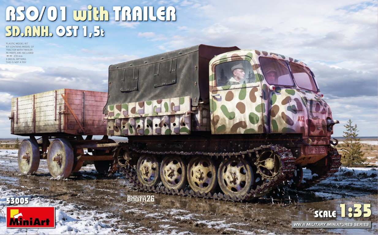 【予約する】　1/35　RSO/01 w/トレーラー Sd.Anh. Ost 1.5 t