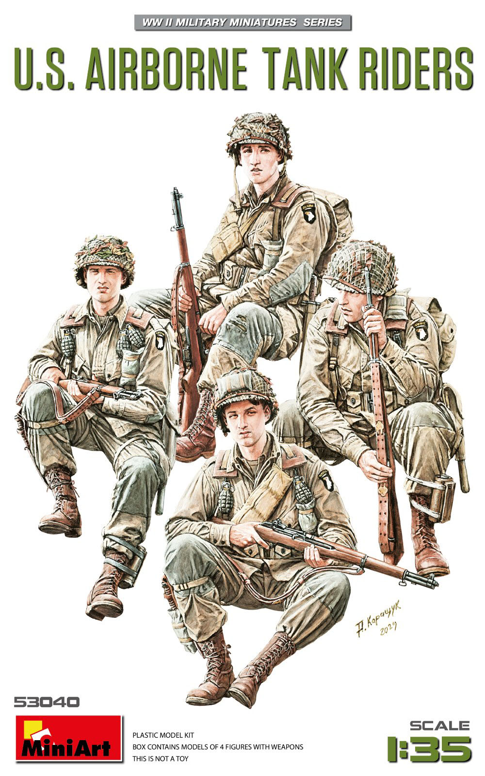 【予約する】　1/35　米軍空挺戦車跨乗兵