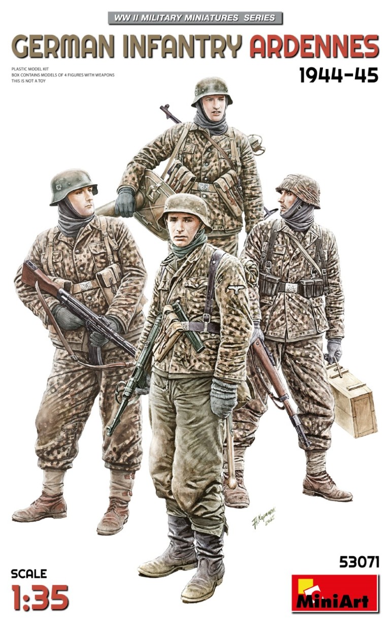 【予約する】　1/35　ドイツ歩兵　アルデンヌ 1944-45年