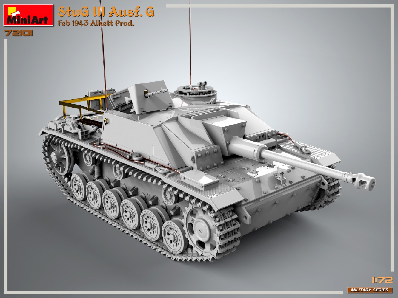 【予約する】　1/72　Ⅲ号突撃砲Ausf.G アルケット社製 1943年2月 - ウインドウを閉じる