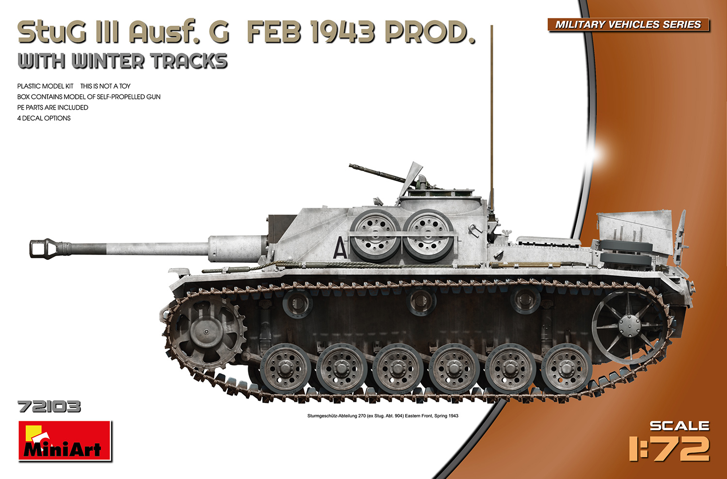 【予約する】　1/72　Ⅲ号突撃砲 G型　1943年2月製造w/冬期履帯