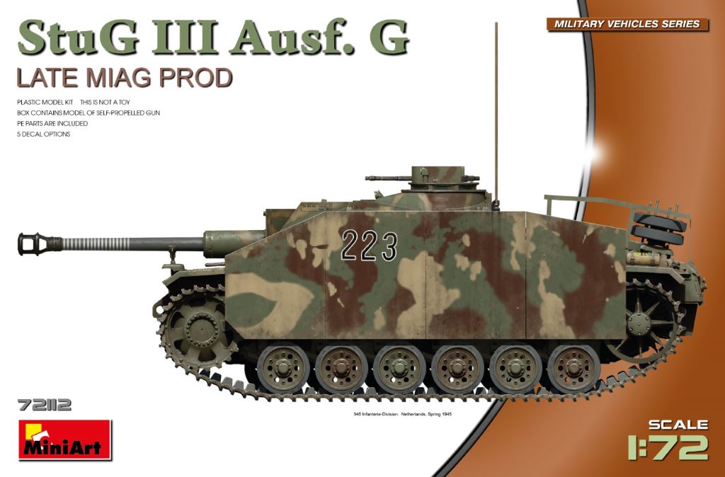 【予約する】　1/35　Ⅲ号突撃砲G型 後型ミアグ社製
