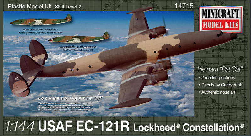 1/144 アメリカ空軍EC-121R 　ロッキード・コンステレーション - ウインドウを閉じる