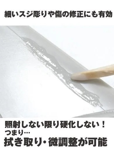 UV硬化パテ リキッドタイプ