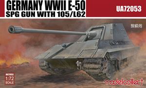 1/72 WWIIドイツ E-50自走砲 w/105/L62砲 （エッチング、金属砲身付） - ウインドウを閉じる
