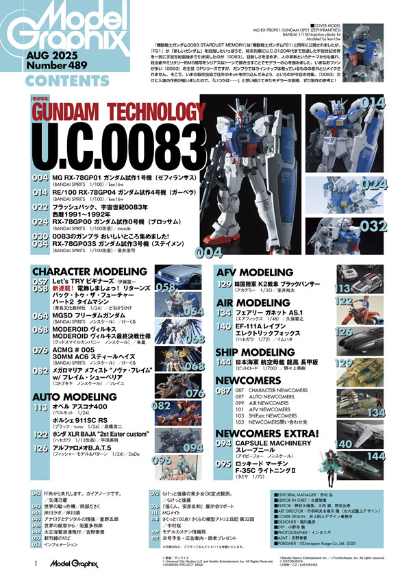 月刊モデルグラフィックス2025年8月号