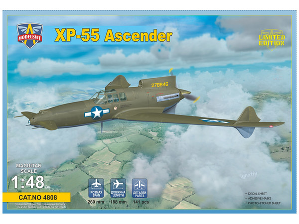 1/48 カーチス XP-55 アセンダー試作戦闘機