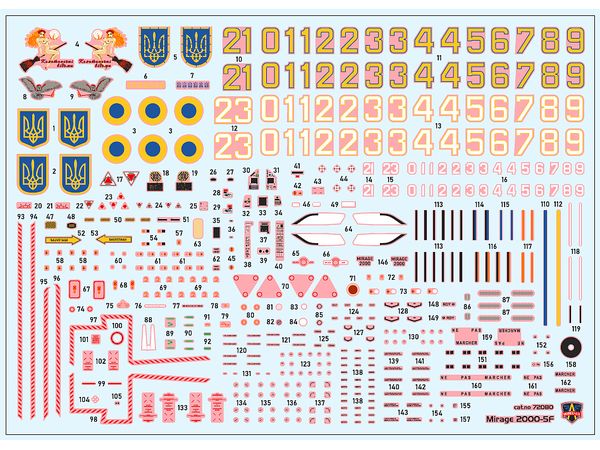【予約する】　1/72 ミラージュ2000-5F w/SCALP-EG 巡航ミサイル "ウクライナ空軍"