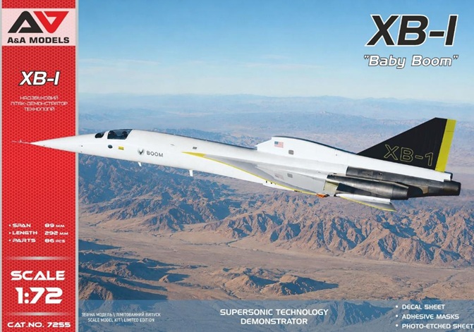 【予約する】　1/72 XB-1 "ベイビーブーム" 超音速デモンストレーター