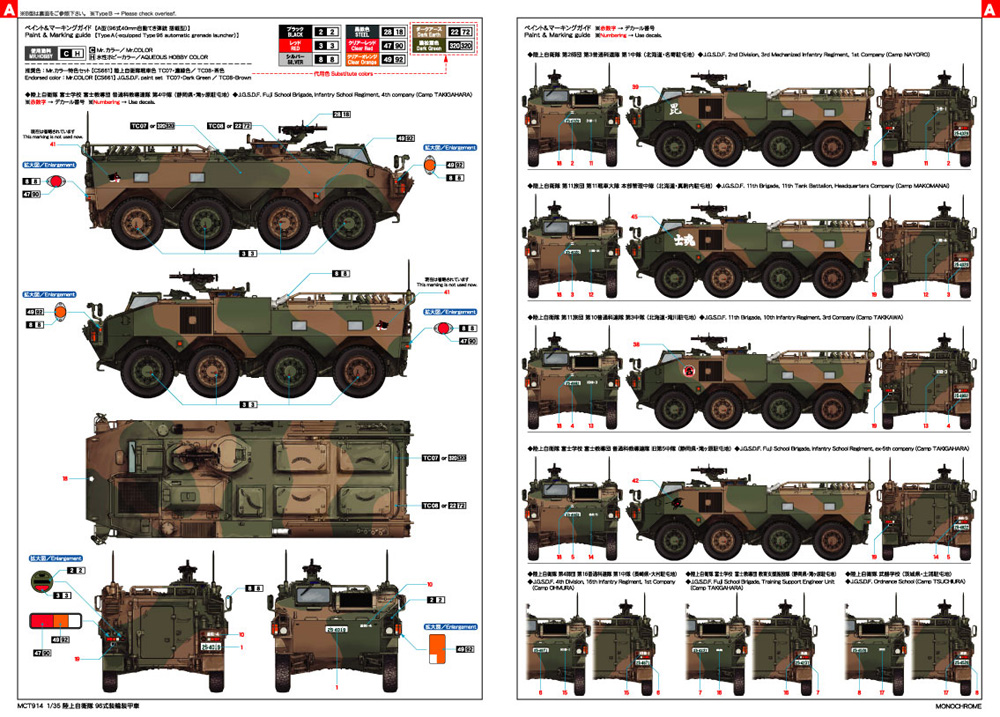 【予約する】　1/35 陸上自衛隊　96式装輪装甲車 A型/B型 2in1