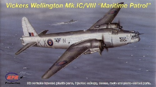 1/72 ビッカース ウェリントン Mk.IC/Ⅷ 対潜哨戒機 - ウインドウを閉じる