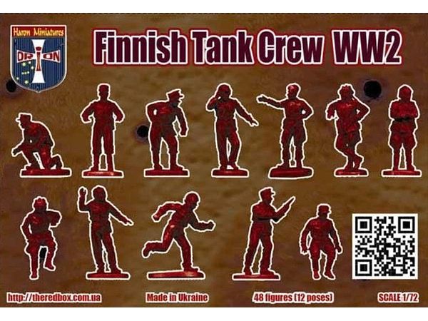 【予約する】　1/72 WW.II フィンランド 戦車兵 (48体・12ポーズ)