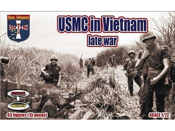 【予約する】　1/72 米海兵隊 ベトナム戦争後期 (43体・13ポーズ)