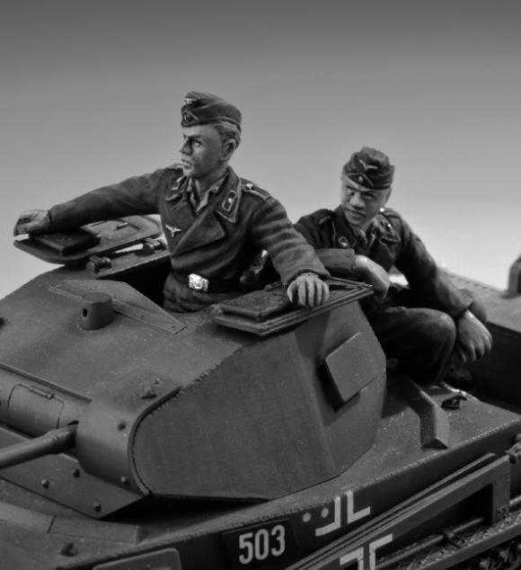 1/35　ドイツ戦車クルーセット(2体)