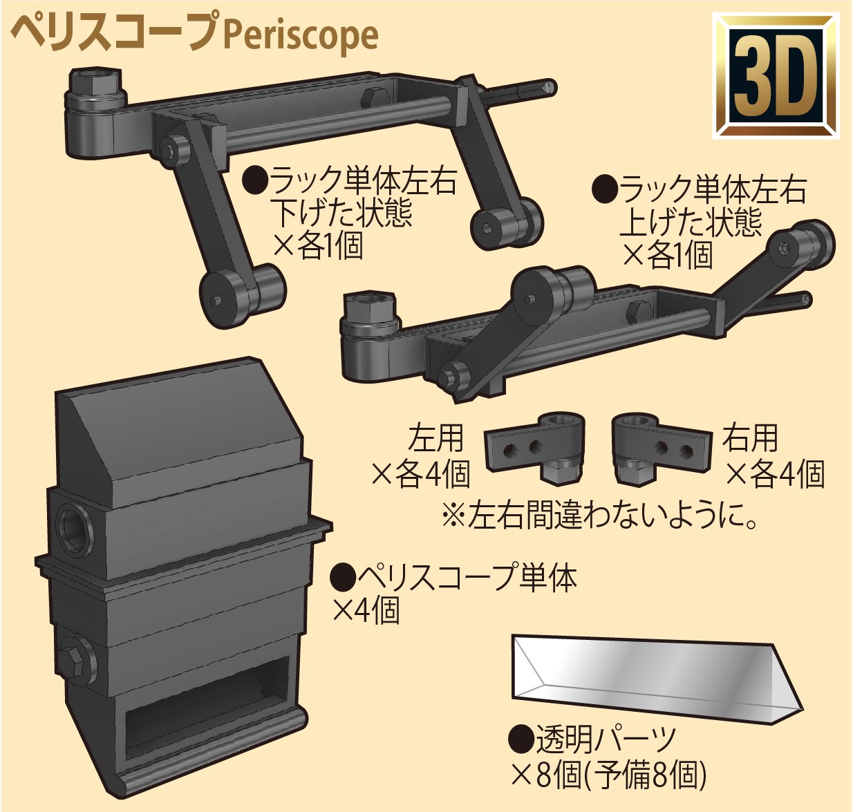 1/35　ナースホルン３Dペリスコープセット