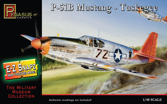 1/48 アメリカ陸軍 P-51B マスタング "タスキーギ"