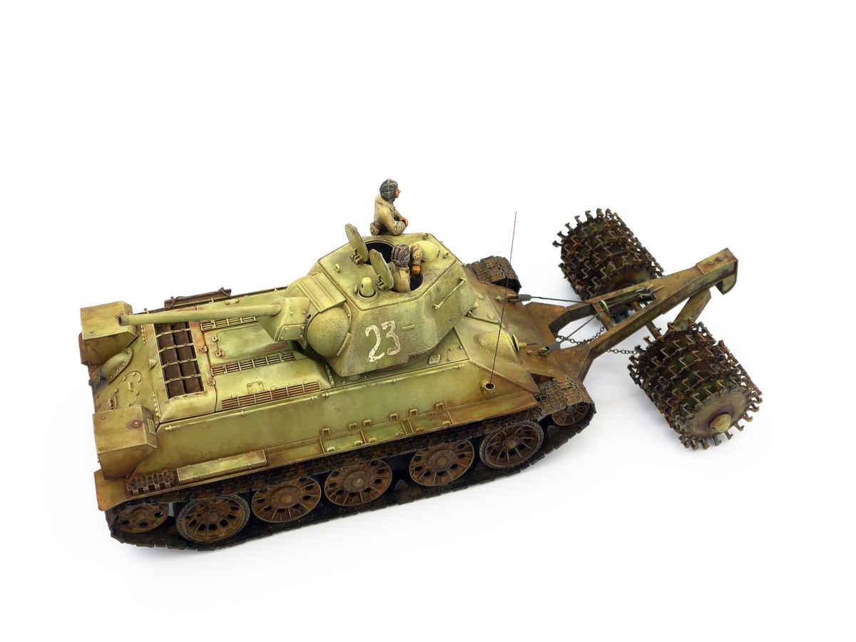 1/35 ソ連軍 T-34/76 1943年製 w/PT-3 地雷除去装置 [PIG35-007