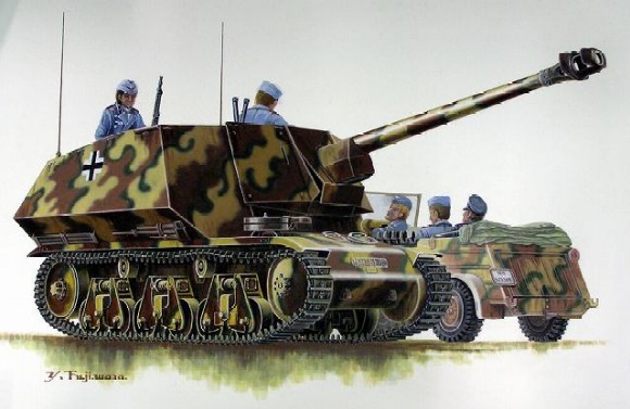 1/35　ドイツ陸軍 7.5cm Pak-40対戦車自走砲 H39(f) - ウインドウを閉じる