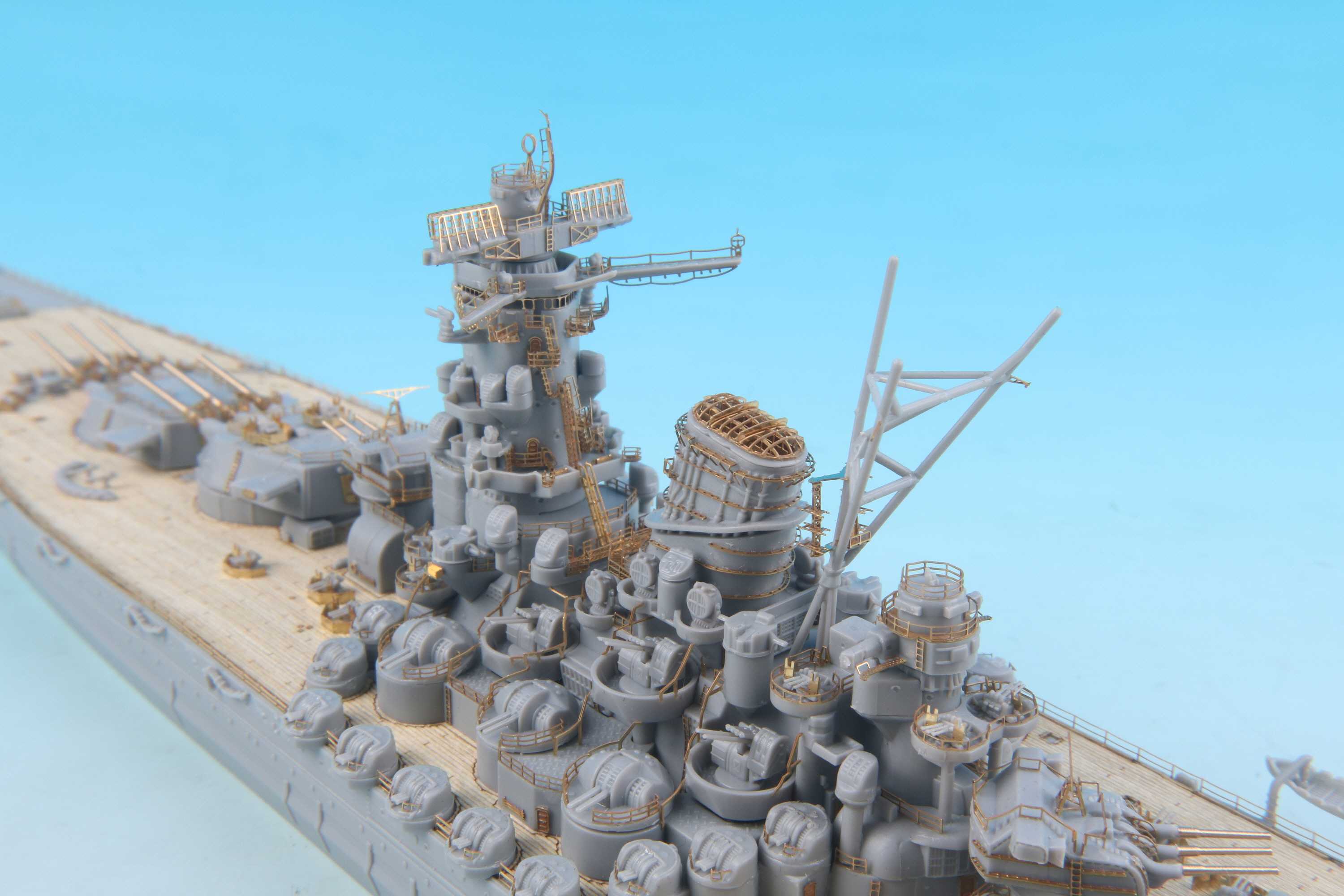 1/700　日本海軍 戦艦 大和 最終時用 純正グレードアップパーツセット - ウインドウを閉じる