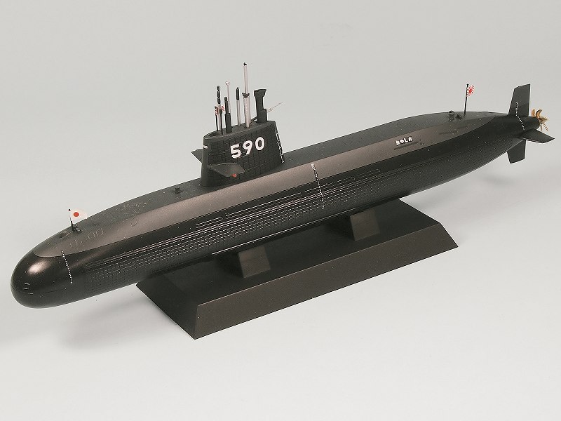 1/350　海上自衛隊 潜水艦 SS-590 おやしお - ウインドウを閉じる