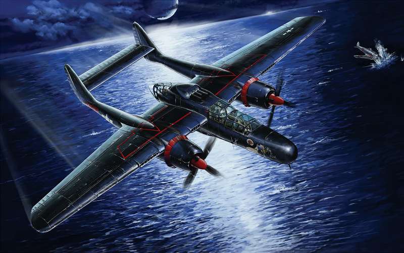 1/48 WWII アメリカ陸軍 P-61B ブラックウィドウ ラストショットダウン1945