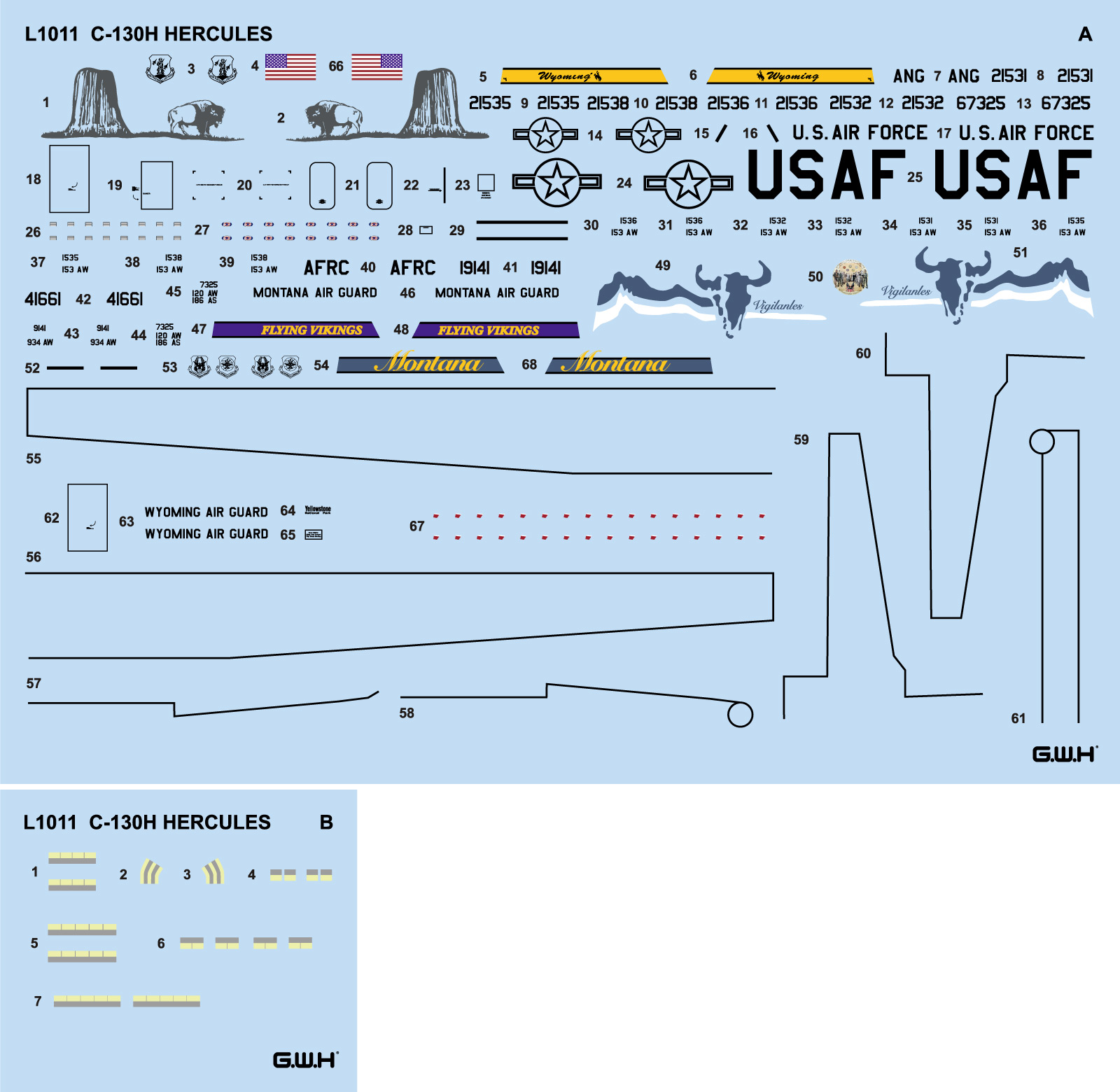 【予約する】　1/144 アメリカ空軍 C-130H輸送機