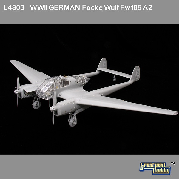 1/48 WWII 独空軍 偵察機 フォッケウルフ Fw189A-2 - ウインドウを閉じる