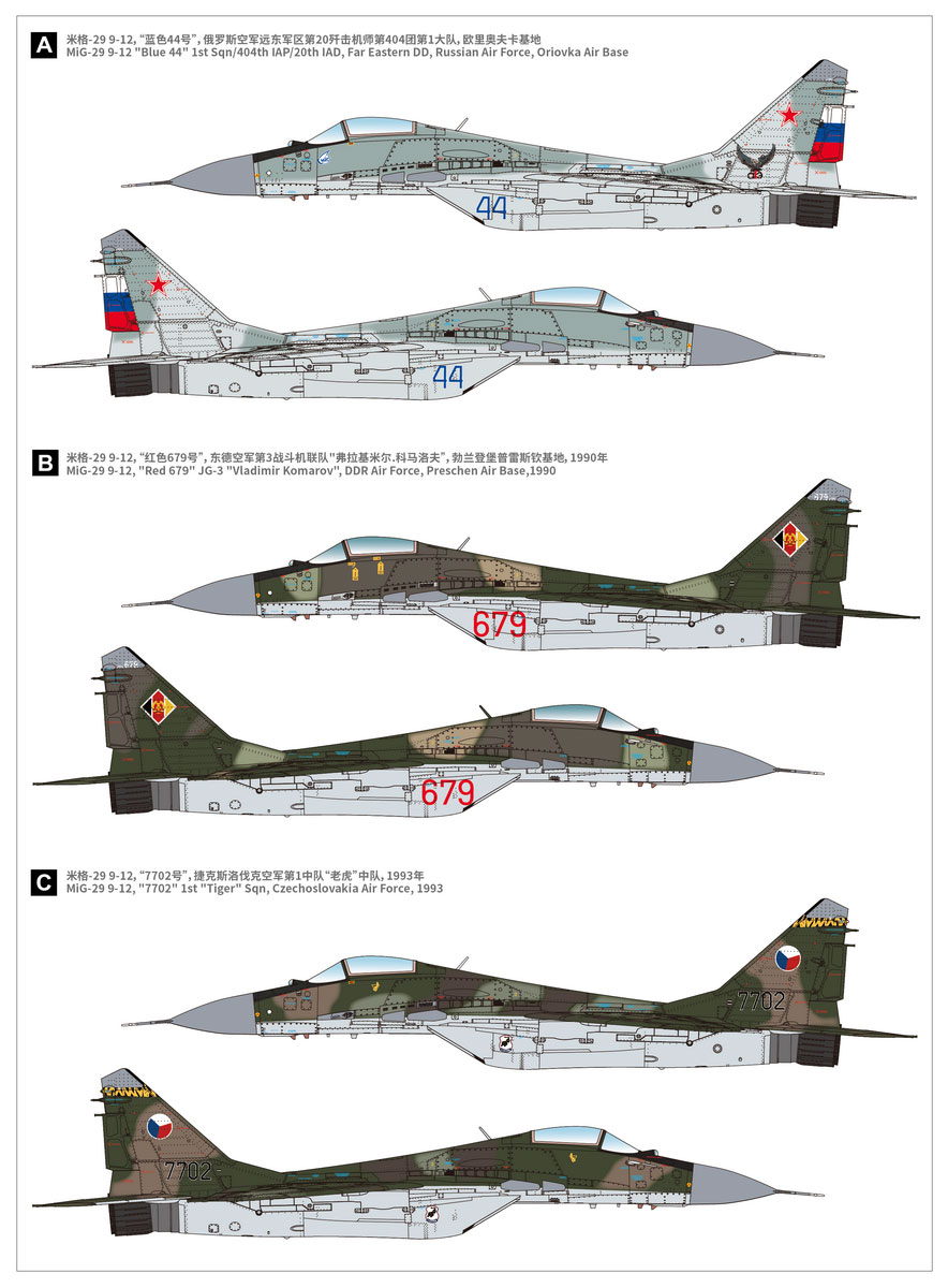 1/72 MiG-29 9.12 フルクラムA後期型