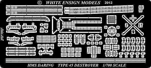 1/700 英海軍 45型駆逐艦用 (D社用)エッチングパーツ - ウインドウを閉じる