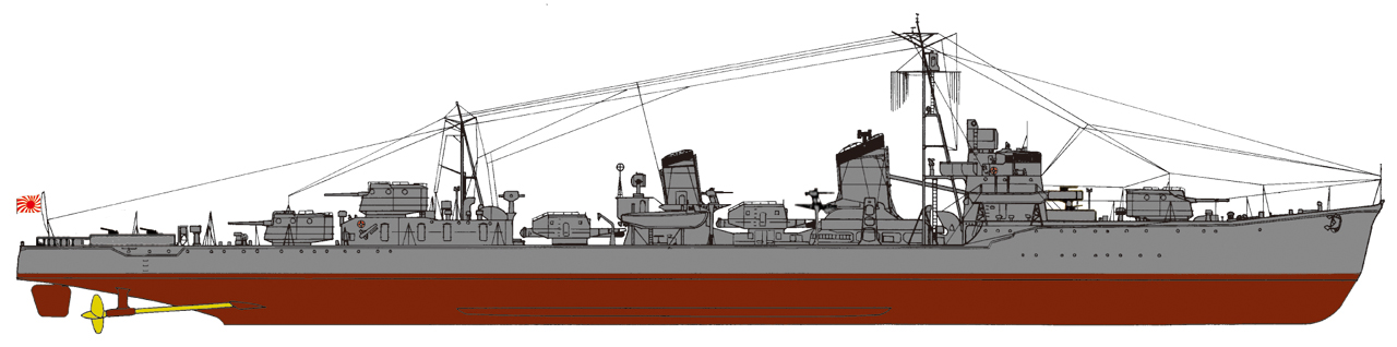 1/700 日本海軍 夕雲型駆逐艦 早霜 新装備パーツ付 - ウインドウを閉じる