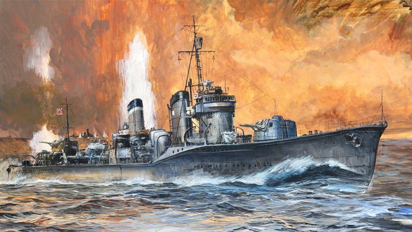 1/700 日本海軍 駆逐艦 吹雪