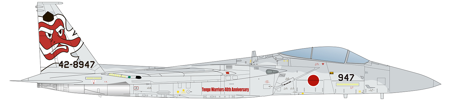 1/72 航空自衛隊 F-15J イーグル 第304飛行隊 創設40周年記念塗装機 "テング・ウォーリアーズ" - ウインドウを閉じる
