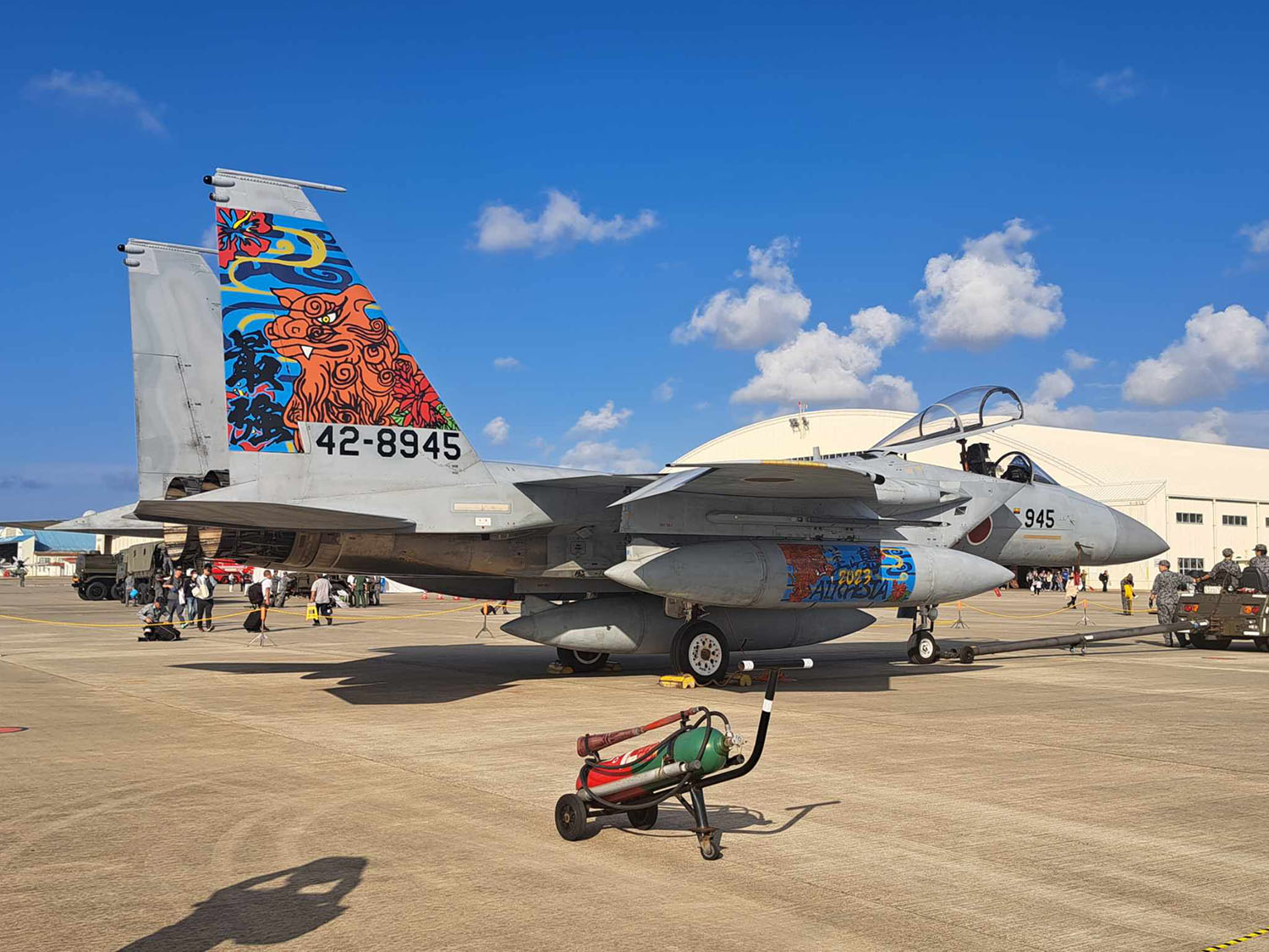 1/72 航空自衛隊 F-15J イーグル 那覇基地 美ら島エアーフェスタ2023 記念塗装機 - ウインドウを閉じる