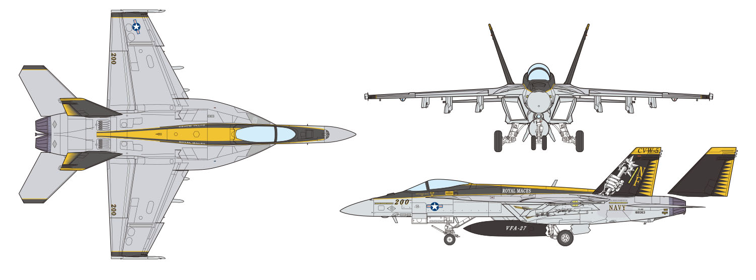 直営店に限定 ヒューストン CWU 36P VFA-27 ロイヤルメイセス 米海軍