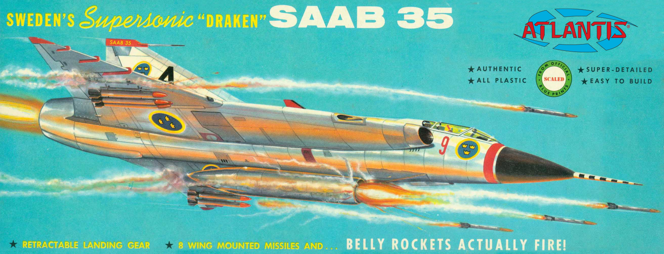 1/48 スウェーデン空軍 J-35 サーブ ドラケン