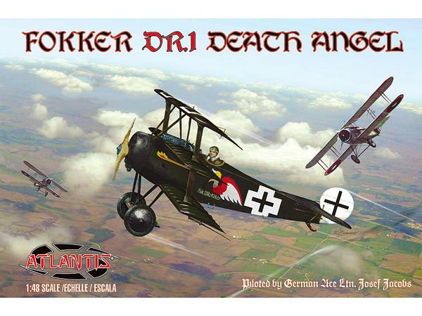 1/48 フォッカー DR.1 "デス・エンジェル"w/トレーディングカード