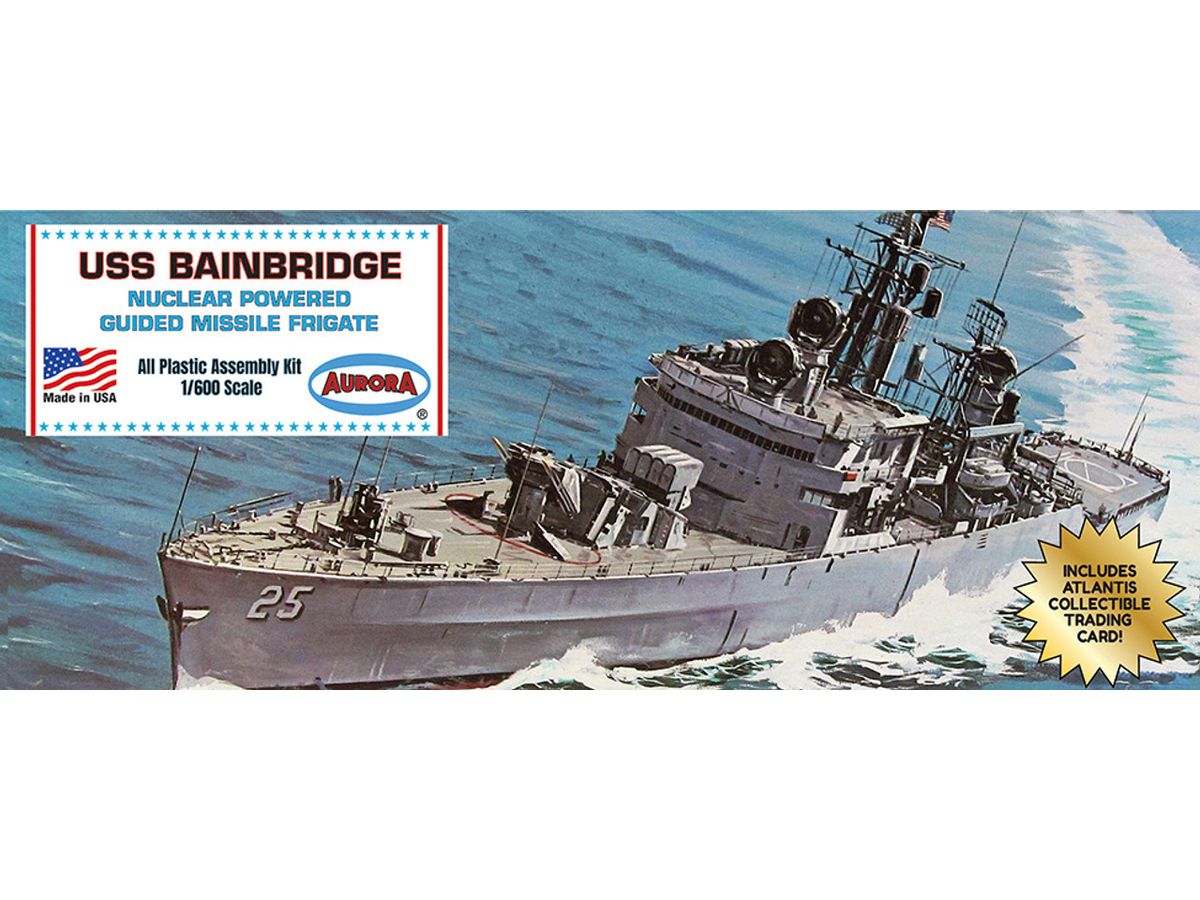 1/600 USS ベインブリッジ原子力ミサイル巡洋艦