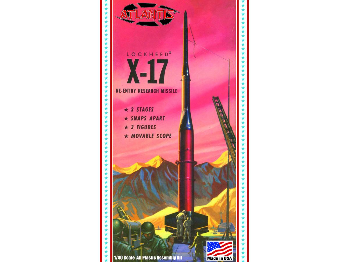 1/40 ロッキード X-17 大気圏再突入試験機