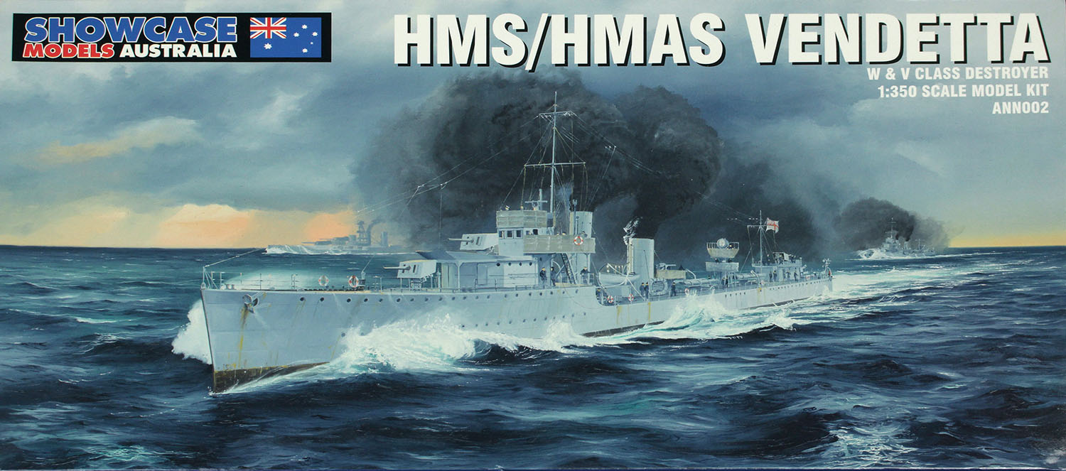 1/350 WW.I-II オーストラリア海軍 HMAS ヴェンデッタ V級駆逐艦