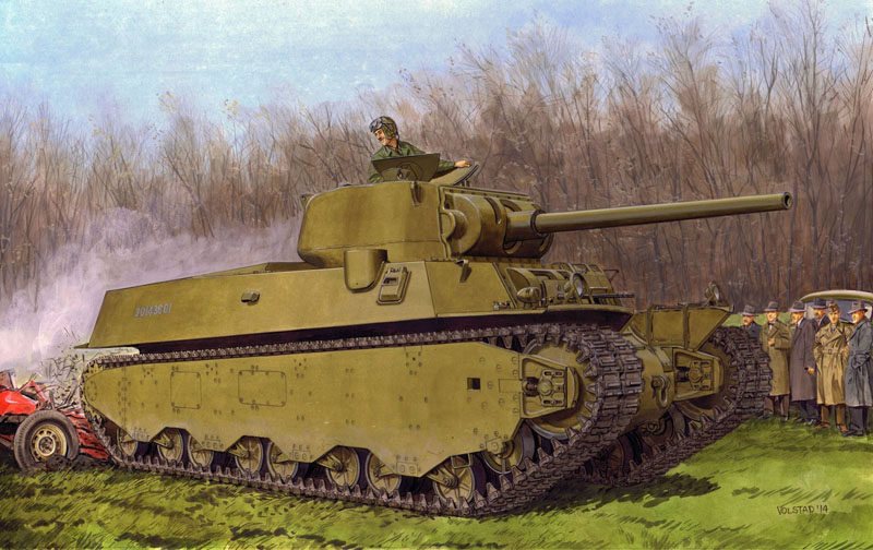 1/35 WW.II アメリカ陸軍 M6A1重戦車