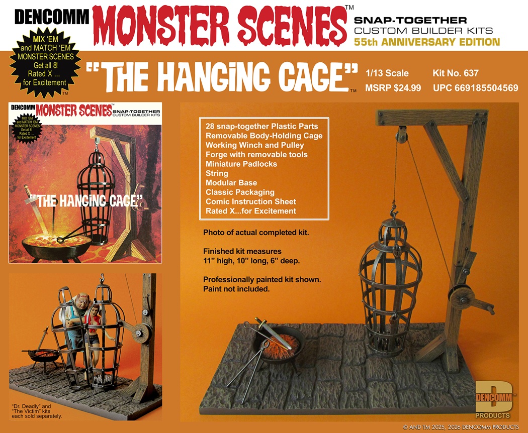 【予約する】　モンスターシーン 1/13　ハンギング・ケージ