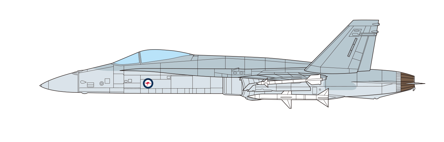 1/144 F/A-18A ホーネット オーストラリア空軍 2機セット - ウインドウを閉じる