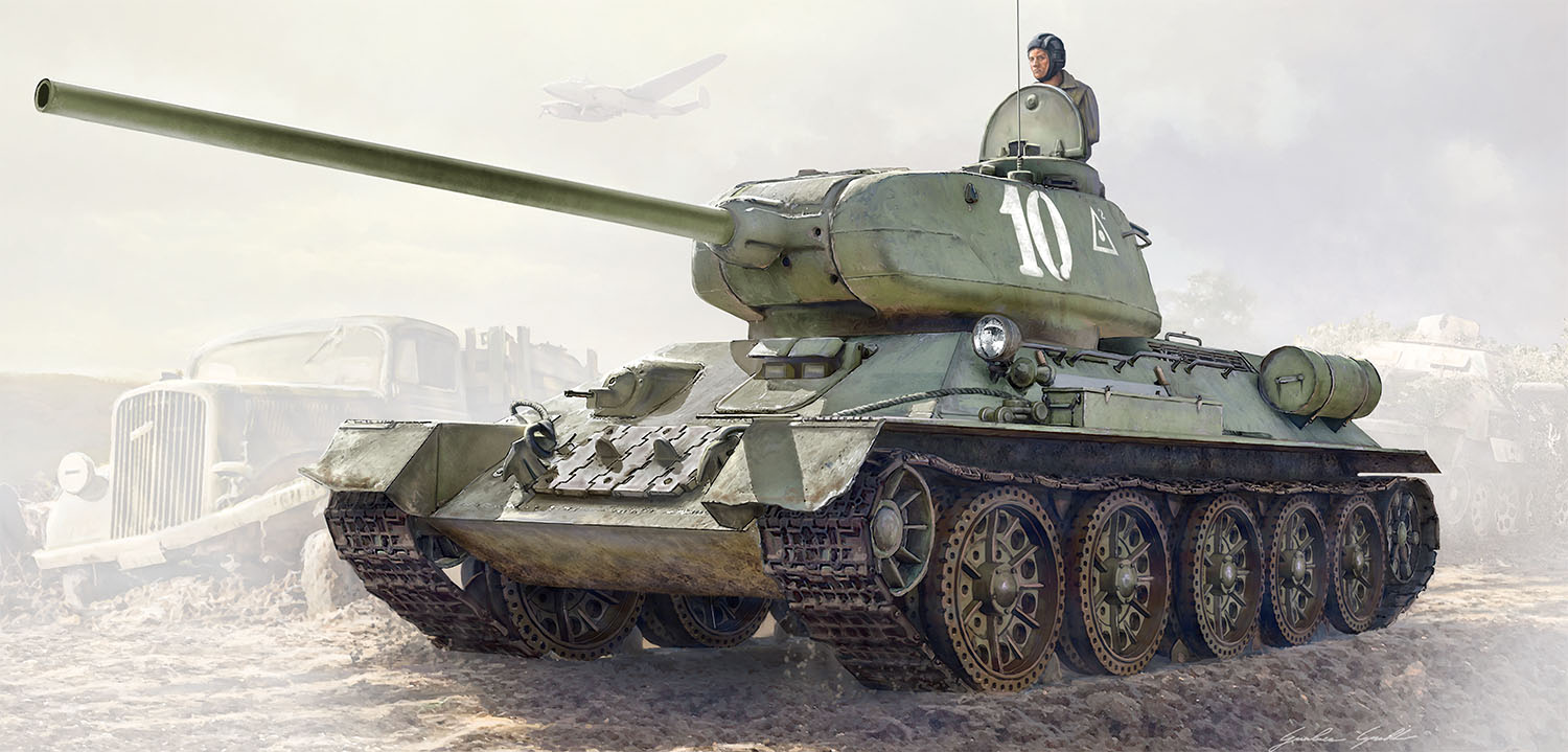 【予約する】　1/35 TANKS OF THE WORLD WW.II ソビエト軍 T-34/85