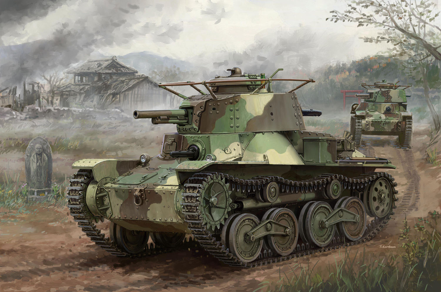 【予約する】　1/35 TANKS OF THE WORLD WW.II 日本陸軍 四式軽戦車 ケヌ