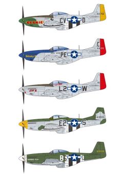 1/144 WW.II アメリカ軍 P-51D マスタング (2機セット) - ウインドウを閉じる