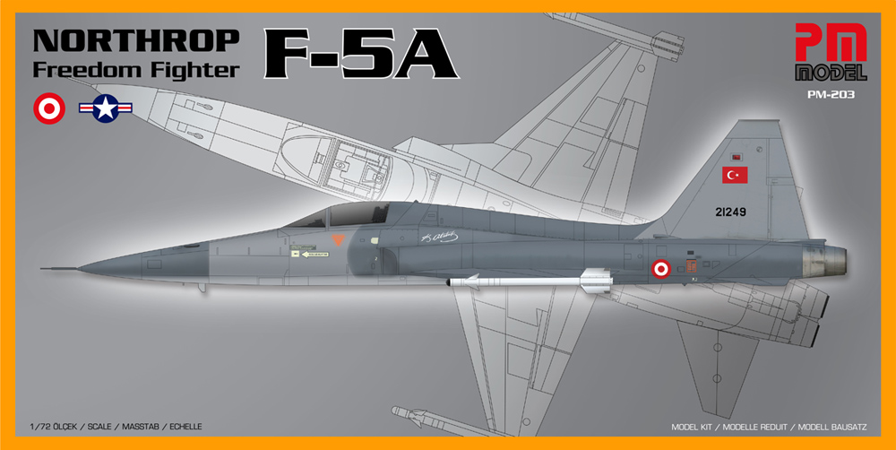 1/72 ノースロップ F-5A フリーダムファイター - ウインドウを閉じる