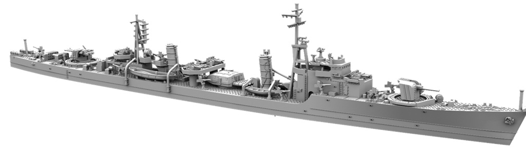 1/700　駆逐艦「橘」 エッチングパーツ付